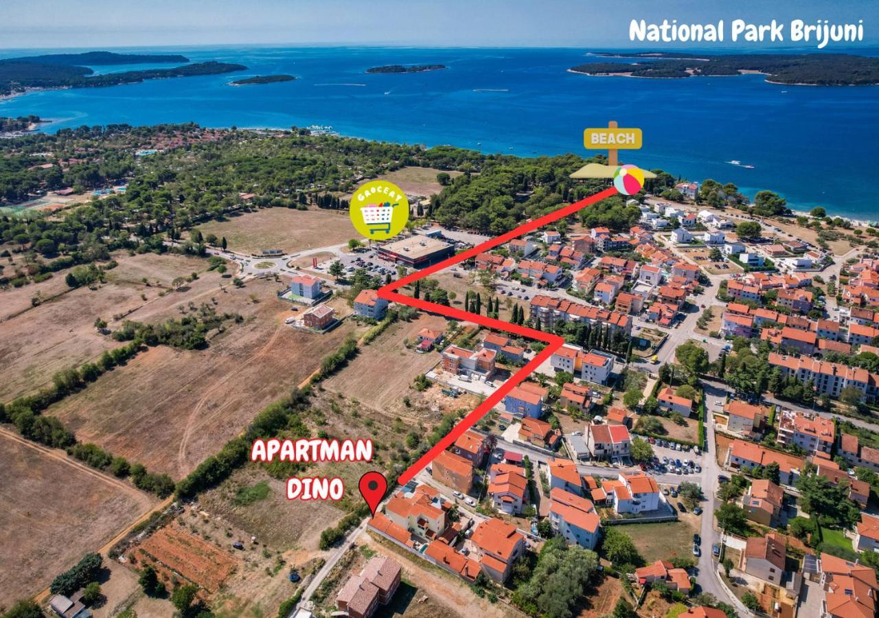 Apartman Dino Fažana Εξωτερικό φωτογραφία