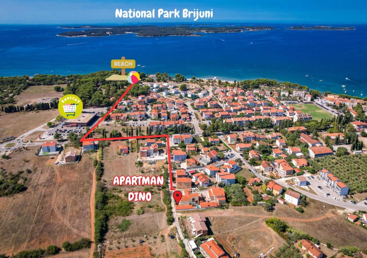 Apartman Dino Fažana Εξωτερικό φωτογραφία